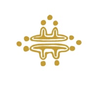 a logo with a golden star in the middle